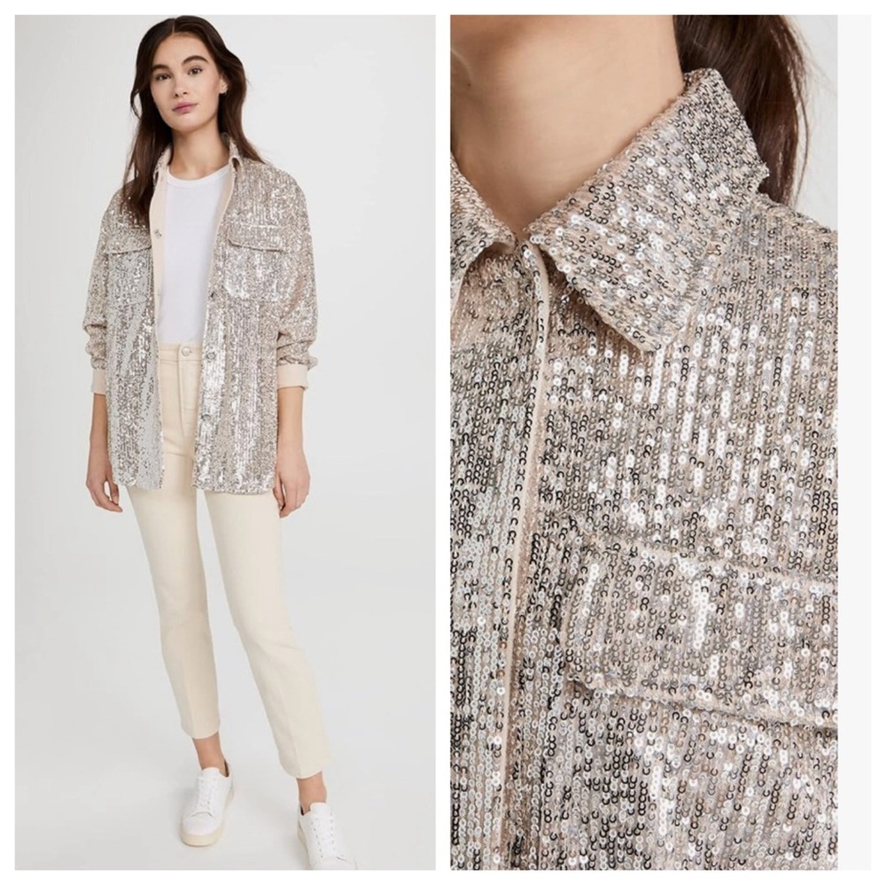 NWT! ANTHROPOLOGIE by BB DAKOTA Steve Madden GLITTER SWEET JACKET